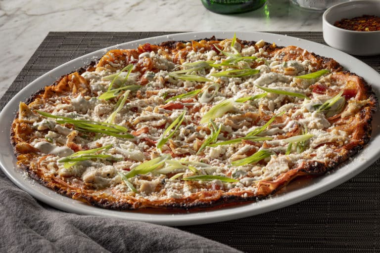 An image of Brio's flatbread pizza