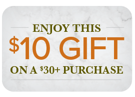 Enjoy this $10 Gift on a $30+ purchase