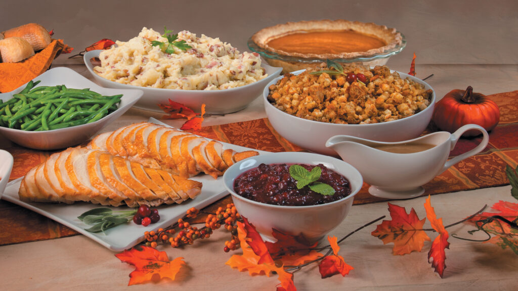Brio Italian Thanksgiving Catering Spread