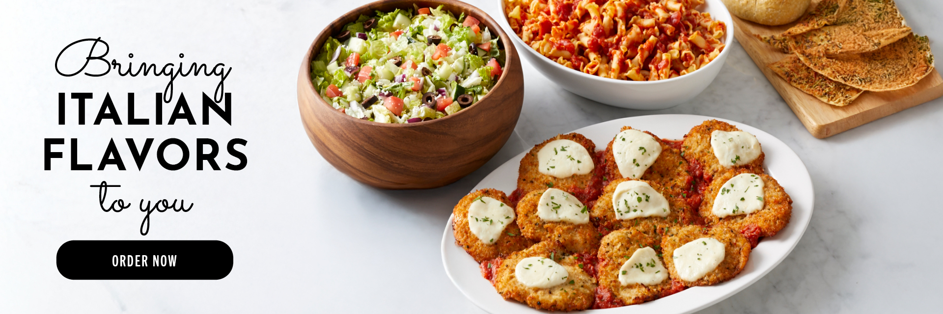 Bringing Italian flavors to you. Order now