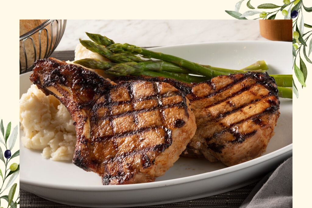 Grilled lamb chops