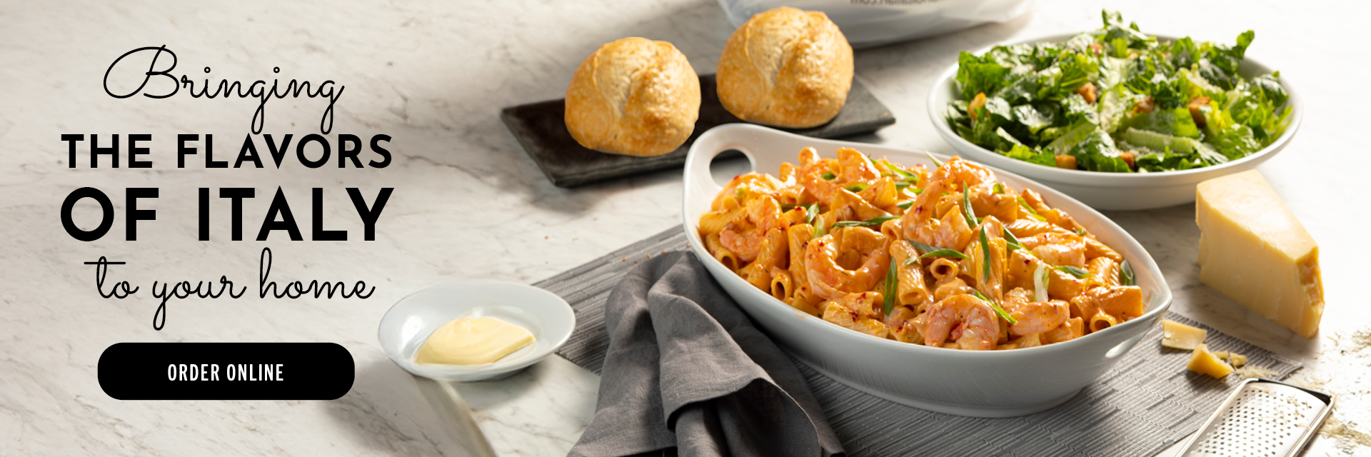 Brio is bringing the flavors of Italy to your home. Order now.